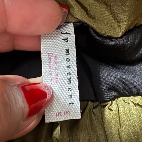 FP Movement The Way Home Olive Shorts with Liner. Wide Comfortable Waistband. - Picture 3 of 11